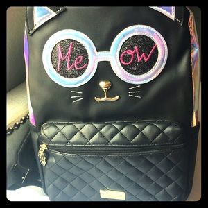 betsey johnson baseball backpack marshalls
